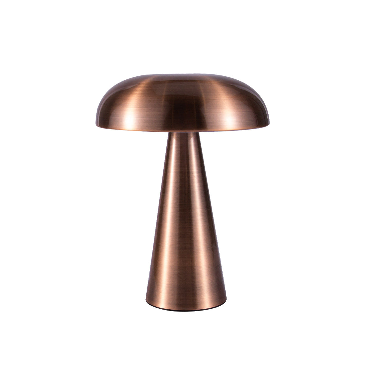 Metallic Mushroom Table Lamp – Touch-Dimmable Ambient Glow