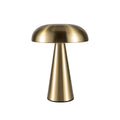 Metallic Mushroom Table Lamp – Touch-Dimmable Ambient Glow