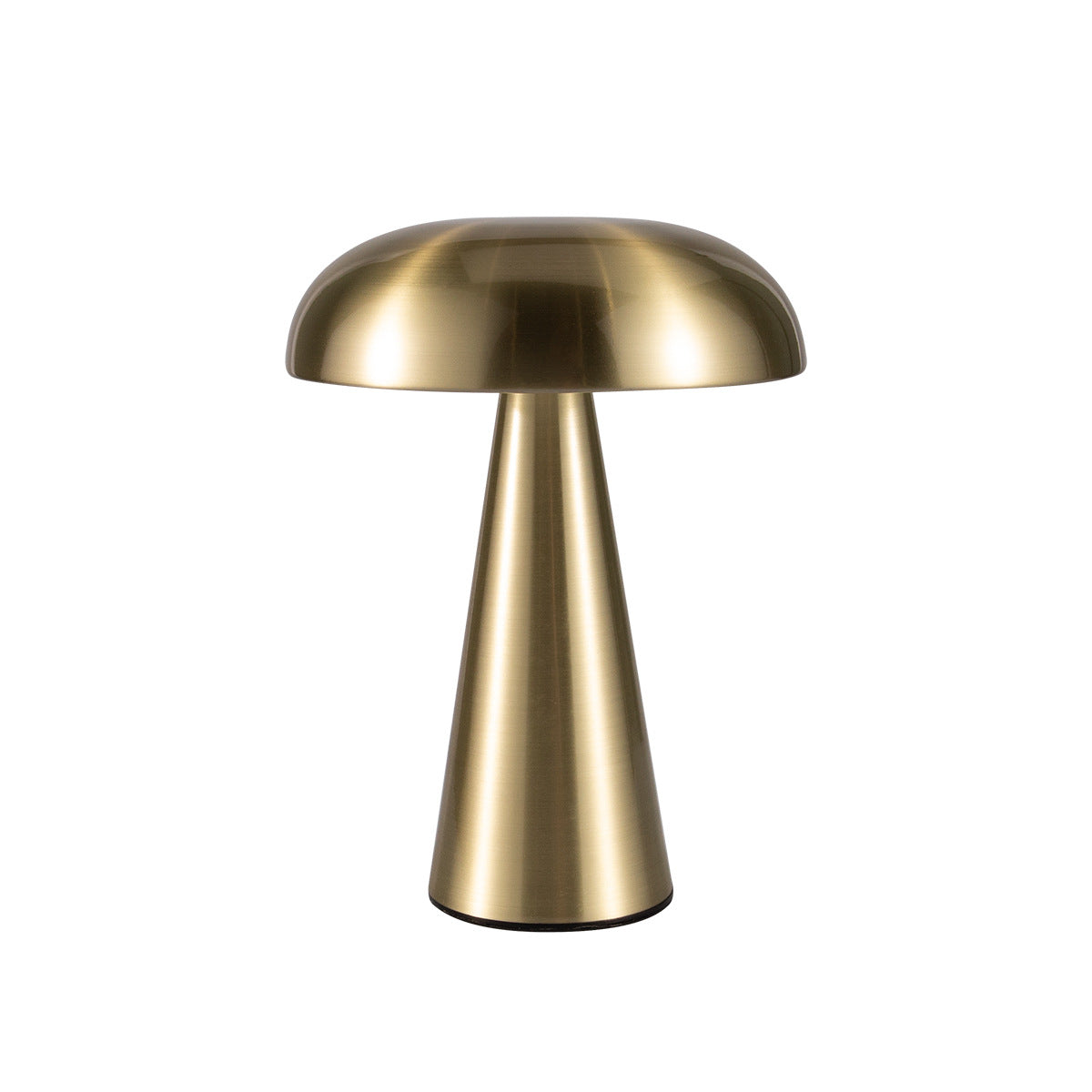 Metallic Mushroom Table Lamp – Touch-Dimmable Ambient Glow