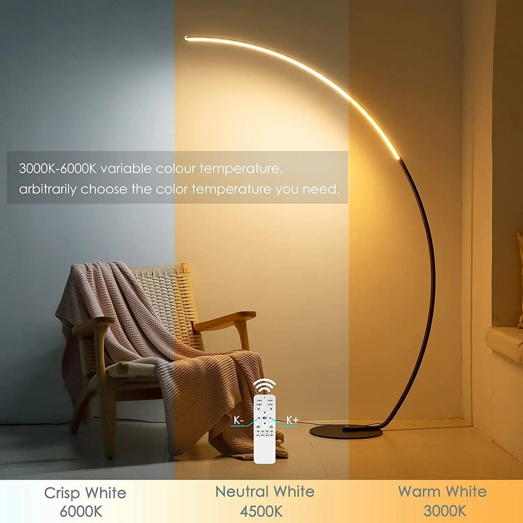 RGBW Curve Floor Lamp – 16 Million Colors