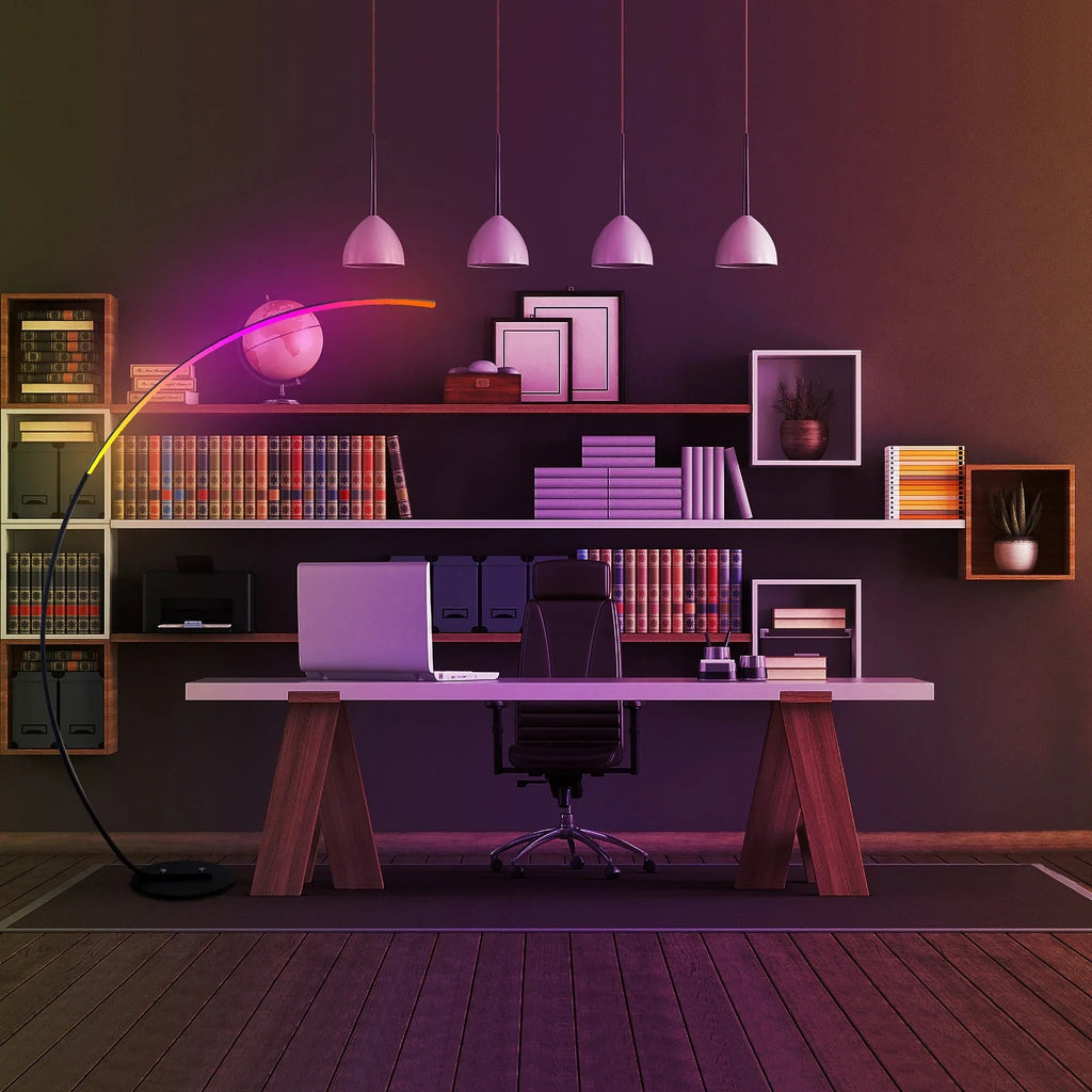 RGBW Curve Floor Lamp – 16 Million Colors