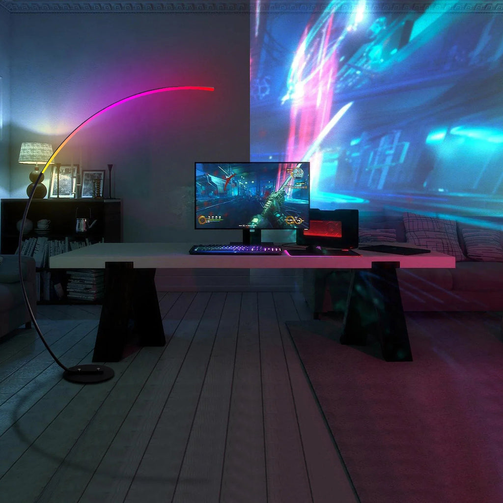 RGBW Curve Floor Lamp – 16 Million Colors