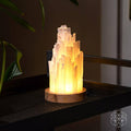 Natural Selenite Accent Lamp – Handcrafted Ambient Light